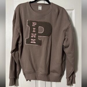 PINK Victoria's Secret Taupe Sweatshirt
